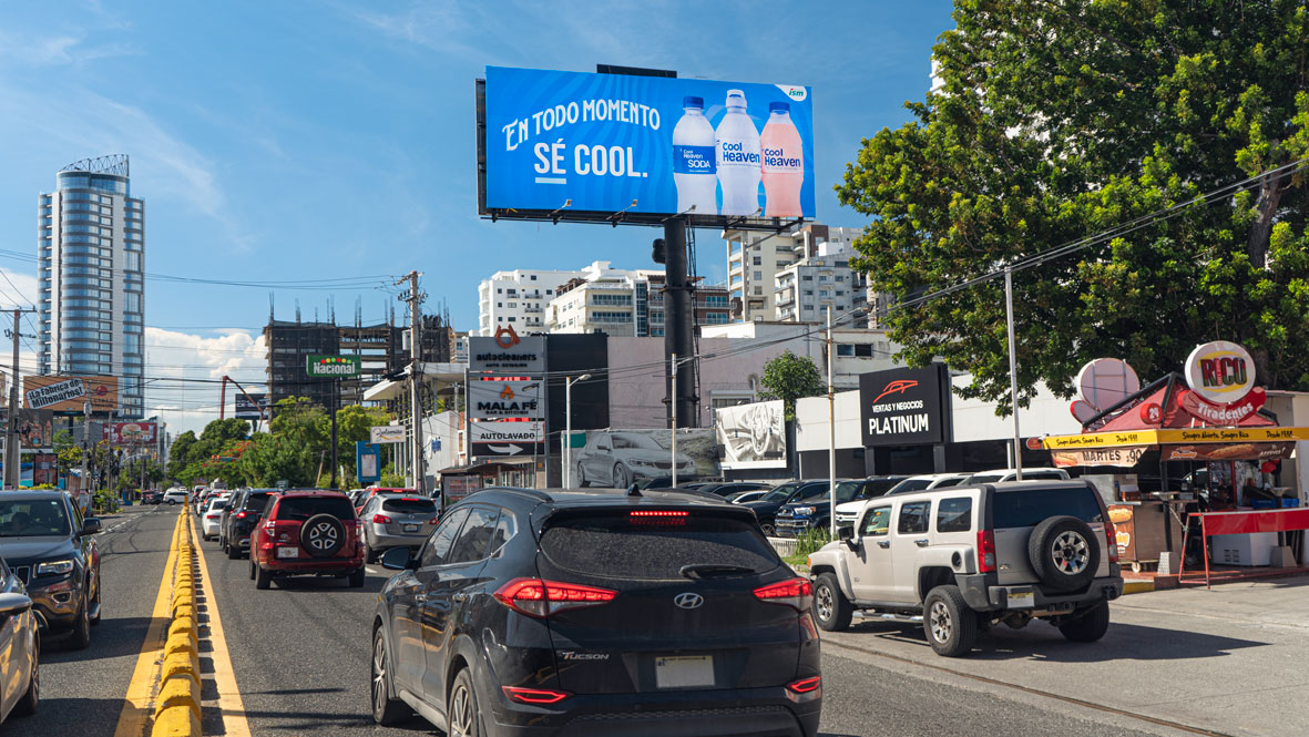 Billboard Dominicana - Cool heaven - Monotubo - Tiradentes